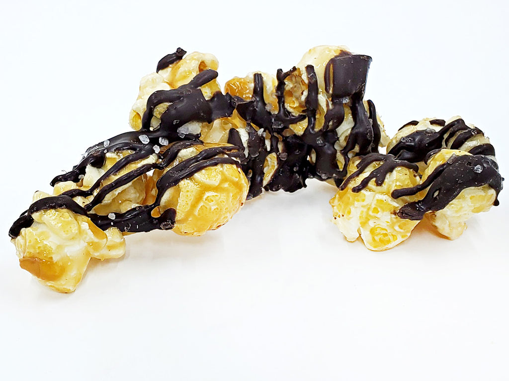 Salted Dark Chocolate Caramel  - Gourmet Popcorn - Northern Neck -The Popcorn Bag 